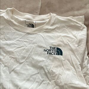 The North Face off white Logo Tee